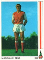 309 Rene Masclaux - Stade De Reims - Leon Glowacki Football 78 France NO PANINI Sticker Vignette - Autres & Non Classés