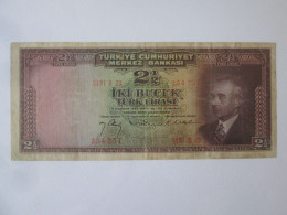 Rare! Turkey 2 1/2 Lirasi 1930(1947),see Pictures - Türkei