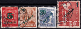 Berlin 1949, Allied Occupation, Community Editions, Mi 64 - 67 Used Lot14 - Used