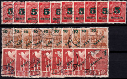 Berlin 1949, Allied Occupation, Community Editions, Mi 64 - 67 Used Lot15 - Usados