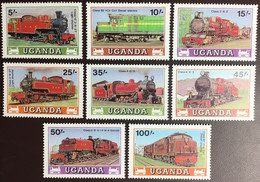 Uganda 1988 Locomotives Trains MNH - Ouganda (1962-...)