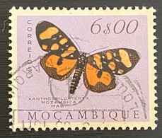 MOZPO0404UG - Mozambique Butterflies - 6$00 Used Stamp - Mozambique - 1953 - Mozambique