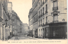 PARIS-75015- RUE DE L'ABBE GROULT  RELIGIEUX BENEDICTIN DONATEUR DU TERRAIN - Paris (15)