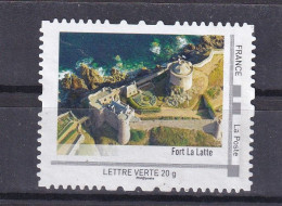 FRANCE OBLITERES : AUTOADHESIFS Y/T N° LT07 FORT LA LATTE Lettre Verte 20 Grs - Altri & Non Classificati