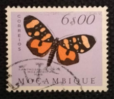 MOZPO0404U6 - Mozambique Butterflies - 6$00 Used Stamp - Mozambique - 1953 - Mozambique