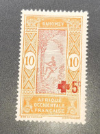 Dahomay Croix Rouge 1915 Yvert 60 MH - Unused Stamps