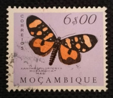 MOZPO0404U8 - Mozambique Butterflies - 6$00 Used Stamp - Mozambique - 1953 - Mozambique