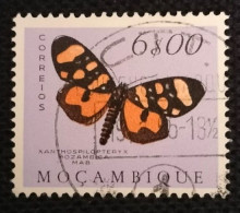 MOZPO0404UA - Mozambique Butterflies - 6$00 Used Stamp - Mozambique - 1953 - Mosambik