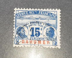 Dahomay Taxe 1906 Yvert 3 15c - Used Stamps