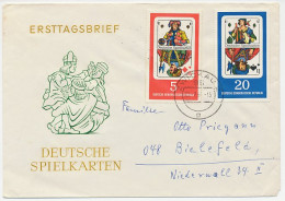 Cover / Postmark DDR / Germany 1967 Playing Cards  - Sin Clasificación
