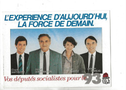 Le Lilas (93) : CP électorale Du Candidat Gilbert Bonnemaison PS En 1986 (animé) GF. - Les Lilas