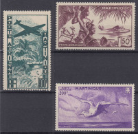 MARTINIQUE POSTE AERIENNE SERIE MOUETTE N° 13/15 NEUVE ** GOMME SANS CHARNIERE - Poste Aérienne