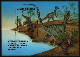 Ghana 1992 - Mi-Nr. Block 202 ** - MNH - Prähistorische Tiere - Ghana (1957-...)