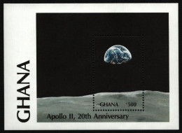 Ghana 1989 - Mi-Nr. Block 149 ** - MNH - Raumfahrt / Space - Ghana (1957-...)