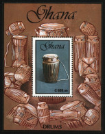 Ghana 1991 - Mi-Nr. Block 169 ** - MNH - Trommeln / Drums - Ghana (1957-...)