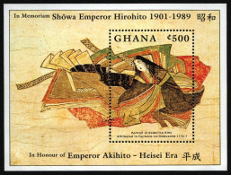 Ghana 1989 - Mi-Nr. Block 136 ** - MNH - Kaiser Hirohito - Ghana (1957-...)