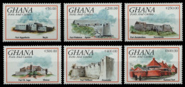 Ghana 1995 - Mi-Nr. 2148-2153 ** - MNH - Festung In Ghana - Ghana (1957-...)