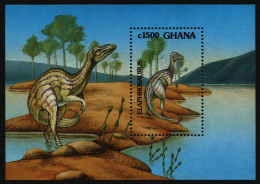 Ghana 1992 - Mi-Nr. Block 201 ** - MNH - Prähistorische Tiere - Ghana (1957-...)