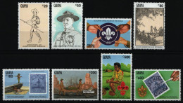 Ghana 1991 - Mi-Nr. 1501-1508 ** - MNH - Pfadfinder / Scouts - Ghana (1957-...)