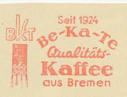 Meter Cover Germany 1962 Coffee - Bremer Kaffee Und Tee - Andere & Zonder Classificatie
