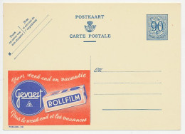 Publibel - Postal Stationery Belgium 1951 Gevaert - Photography - Film - Fotografía
