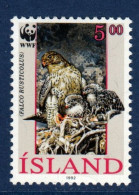 Islande, Island, **, Yv 729, Mi 776, SG 798, Faucon Gerfaut Ou Gerfaut, - Unused Stamps