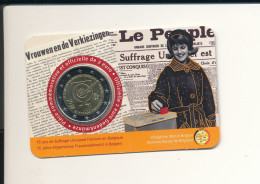 Belgique  -  2 Euro Commémorative - 2023  - Coincards  - 75 Ans Du Suffrage Universel Féminin - Verzamelingen