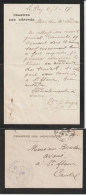 1917 - CANTAL - LETTRE AUTOGRAPHE De P. HUGON DEPUTE De ST FLOUR MEDECIN HOPITAL TEMPORAIRE N°14 LE PUY (HAUTE LOIRE) - Politisch Und Militärisch