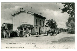 33 - T50223CPA - LESPARRE - La Gare Du Médoc - Parfait état - GIRONDE - Lesparre Medoc