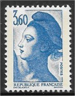 Liberté - 2 F. 60 - Bleu - (1987) - Y & T N° 2485 ** - 1982-1990 Liberté De Gandon