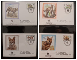 O) 1998 BURUNDI, WWF - WORLD WILDLIFE FUND,  FELIS SERVAL, FDC XF - Autres & Non Classés