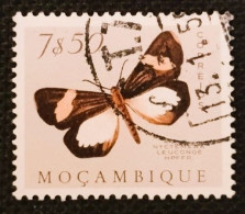 MOZPO0405U5 - Mozambique Butterflies - 7$50 Used Stamp - Mozambique - 1953 - Mozambique