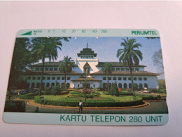 INDONESIA MAGNETIC/TAMURA  280  UNITS /  BUILDING          MAGNETIC   CARD    **16434** - Indonesië