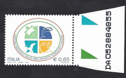 Italia 2006; Sistema Nazionale Delle Aree Protette Terrestri E Marine: € 0,65 Con Codice Alfanumerico - 2001-10: Mint/hinged