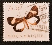 MOZPO0405U6 - Mozambique Butterflies - 7$50 Used Stamp - Mozambique - 1953 - Mosambik