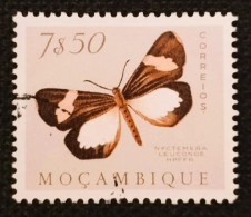 MOZPO0405U7 - Mozambique Butterflies - 7$50 Used Stamp - Mozambique - 1953 - Mozambique