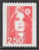 Marianne Du Bicentenaire - Roulette - 2 F. 50 - Rouge - (1991) - Y & T N° 2719 ** - 1989-1996 Marianna Del Bicentenario