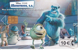 CP-239 TARJETA MONSTRUOS.SA. DE DISNEY DE TIRAJE 31700 - Commemorative Advertisment