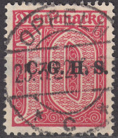 Oberschlesien - Upper Silesia Mi. D9 Overprint 10 Pf. Gebraucht Used Vollstempel - Silezië