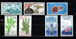 TAAF 1986 ANNEE COMPLETE 115/121  LUXE NEUF SANS CHARNIERE - Komplette Jahrgänge