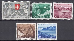 SCHWEIZ  580-584, Postfrisch **, Pro Patria: Seen Und Wasserläufe 1953 - Nuovi