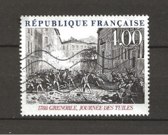 TIMBRE  FRANCE 1788 GRENOBLE , JOURNEE DES TUILES  Oblitéré (1542) - Usados