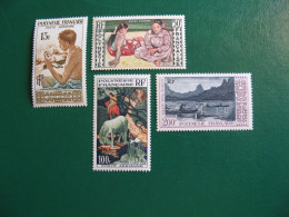 P0LYNESIE PO AERIENNE N° 1/4 TIMBRES NEUFS ** LUXE - MNH - SERIE COMPLETE - COTE 85,50 EUROS - Neufs