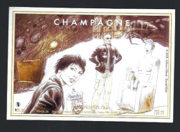 Etiquette Champagne  1er Cru Marcel Vautrain Dizy Marne 51  BD Daniel Hulet - Champan