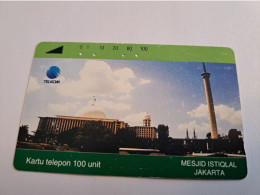 INDONESIA MAGNETIC/TAMURA  100  UNITS /  MESJID ISTIQLAL JAKARTA     MAGNETIC   CARD    **16448** - Indonesië