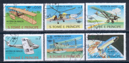 Sao Tome And Principe 1979 Mi# 592-597 Used - History Of Aviation / Space - São Tomé Und Príncipe