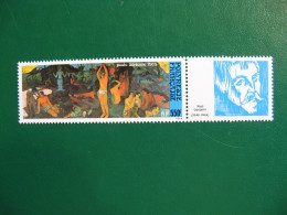 P0LYNESIE PO AERIENNE N° 186 AVEC INTERCALAIRE TIMBRE NEUF ** LUXE - MNH - SERIE COMPLETE - FACIALE 4,61 EUROS - Ongebruikt