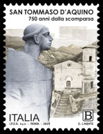 Italia Repubblica 2024 750º Anniversario Della Morte Di S.Tommaso D'Aquino MNH** Integro Valore 1,25 - 2021-...: Mint/hinged