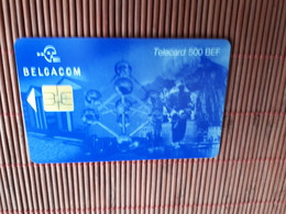 Phonecard Atomium 500 BEF Used HH 30.12 .2001 Rare - With Chip