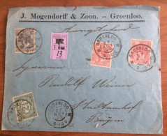OLD ENVELOPE-1900. / GROENLOO - Lettres & Documents